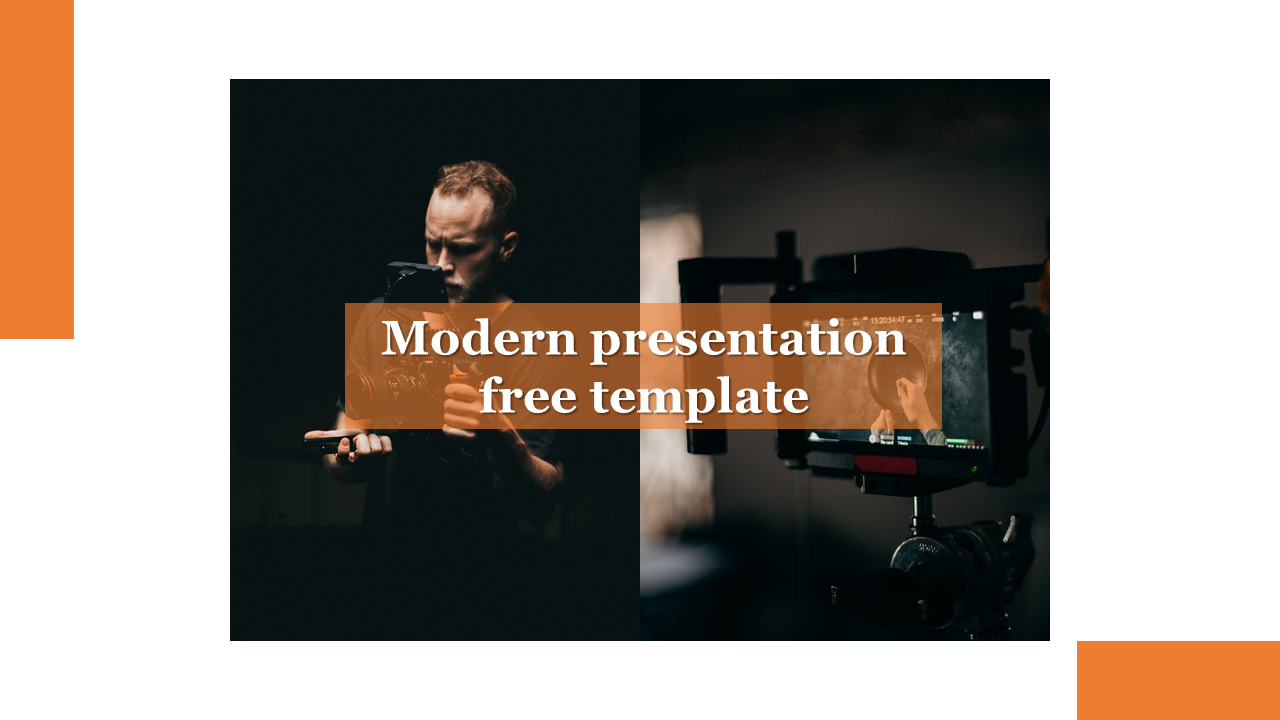 Free - Simple Modern Presentation Free Template PPT Slides